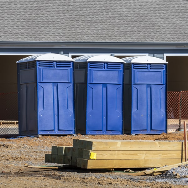 are there any restrictions on what items can be disposed of in the porta potties in Deep Run